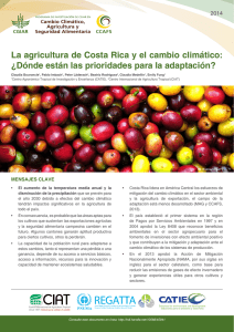 La agricultura de Costa Rica y el cambio climático