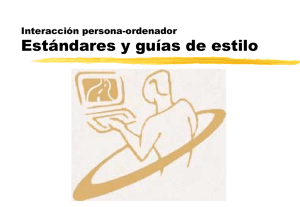 Estándares y guías de estilo - Departamento de Lenguajes y