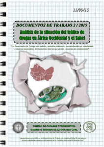 análisis de la situación del tráfico de drogas en áfrica occidental y el