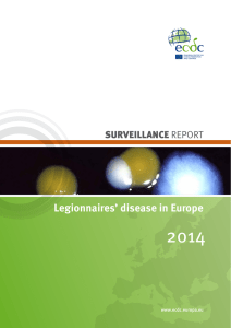 Legionnaires` disease in Europe, 2014 - ECDC