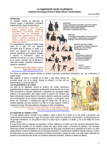La Sociedad Novohispana - Portal Académico del CCH
