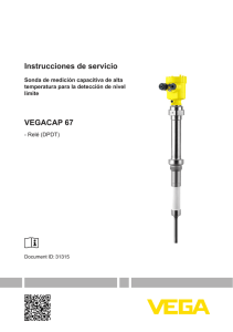 Instrucciones de servicio - VEGACAP 67 -
