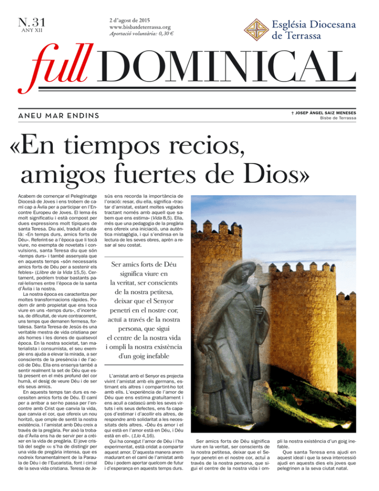 En Tiempos Recios Amigos Fuertes De Dios