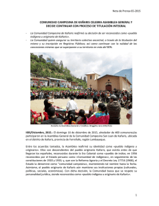 comunidad campesina de kañaris celebra asamblea general y
