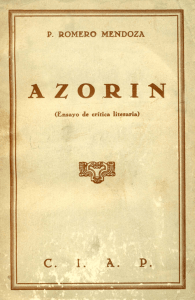 Azorín: (ensayo de crítica literaria)