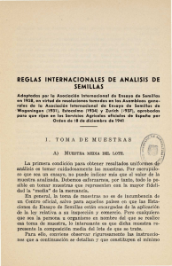 REGLAS INTERNACIONALES DE ANÁLISIS DE SEMILLAS