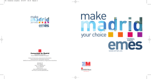 Make Madrid your choice. Graduate estudies in Madrid