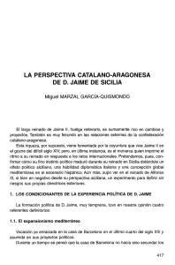 la perspectiva catalano-aragonesa de d. jaime de sicilia