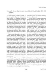 Mujeres, raza y clase, Editorial Akal, Madrid, 2005. 240 paginas.