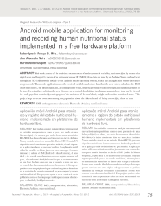Android mobile application for monitoring and