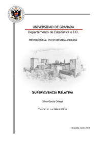 Supervivencia Relativa - Universidad de Granada