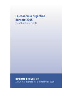La economía argentina durante 2005