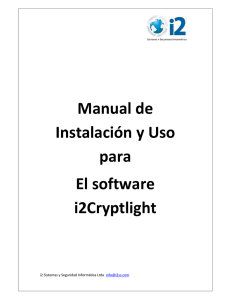 Manual de Instalación y Uso i2CryptLight
