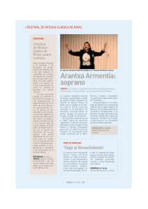 Arantxa Armentia: soprano