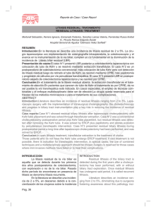 Pag. 36 Reporte de Caso / Case Report LITIASIS RESIDUAL