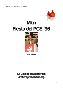 Mitin Fiesta del PCE `96