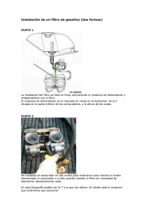 Instalación de un filtro de gasolina (dos formas)
