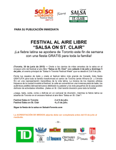 festival al aire libre “salsa on st. clair”