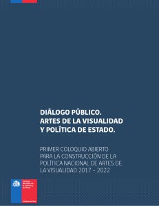 DIÁLOGO PÚBLICO. ARTES DE LA VISUALIDAD Y POLÍTICA DE