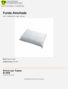 Mundotransfer - Funda Almohada