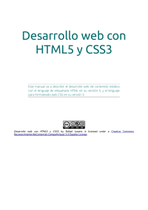 Desarrollo Web Estático con HTML5 y CSS3