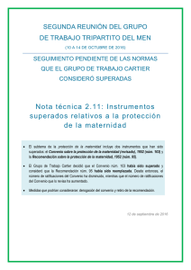 Nota técnica 2.11: Instrumentos superados relativos a la