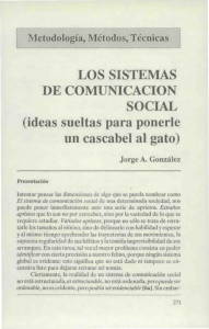 LOS SISTEMAS DE COMUNICACION SOCIAL (ideas sueltas para