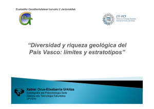 Diversidad y riqueza geológica del País Vasco: límites y estratotipos