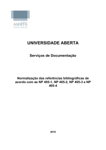 NP 405 - Universidade Aberta