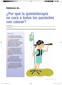 ¿Por qué la quimioterapia no cura a todos los pacientes con cáncer?