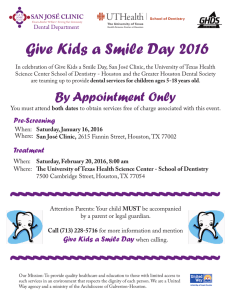 Give Kids a Smile Day 2016