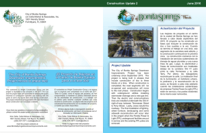 The City of Bonita Springs Downtown Improvements Project moves