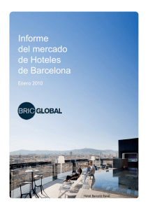Informe del mercado de Hoteles de Barcelona