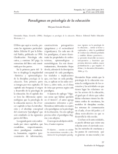 Paradigmas en psicología de la educación. México