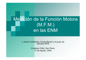 Medición de la Función Motora (MFM) en las ENM