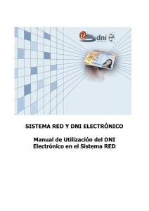 SISTEMA RED Y DNI ELECTRÓNICO Manual de Utilización del DNI