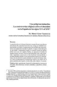 La controversia religiosa sobre el chocolate