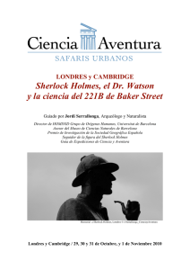 Sherlock Holmes, el Dr. Watson y la ciencia del 221B de Baker Street