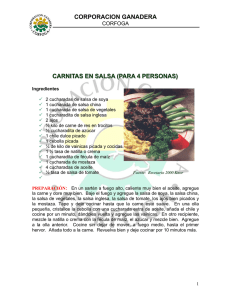 corporacion ganadera carnitas en salsa (para 4