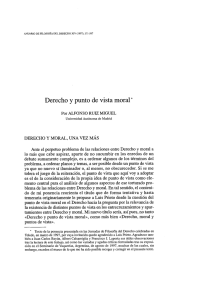 Derecho y punto de vista moral *