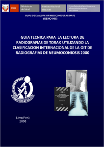 guia tecnica para la lectura de radiografias de torax utilizando la