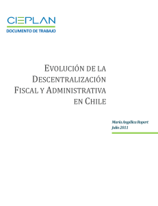 Evolución de la Descentralización Fiscal y Administrativa