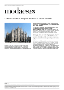 La moda italiana se une para restaurar el Duomo de Milán