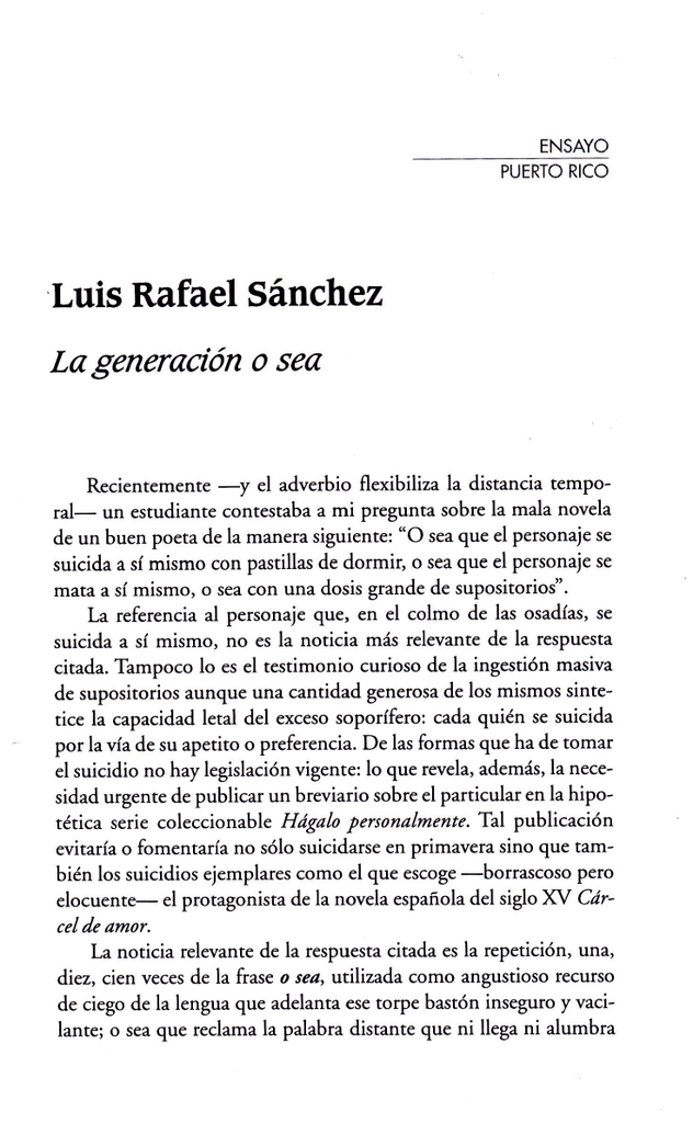 Luis Rafael Sánchez