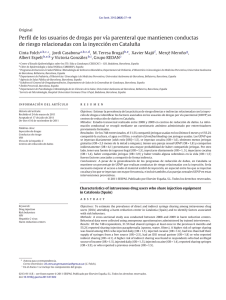 Perfil de los usuarios de drogas por vÃa parenteral que mantienen