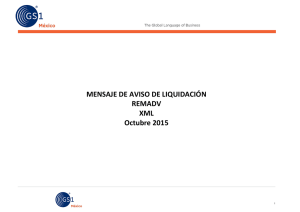 MENSAJE DE AVISO DE LIQUIDACIÓN REMADV XML Octubre 2015