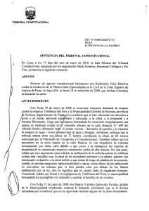 SENTENCIA DEL TRIBUNAL CONSTITUCIONAL