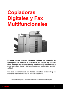 Copiadoras Digitales y Fax Multifuncionales