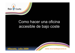 Como hacer una oficina accesible de bajo coste