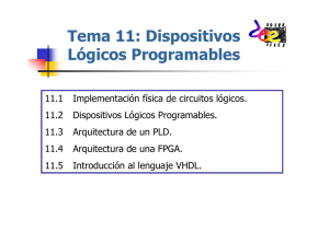 Tema 11: Dispositivos Lógicos Programables
